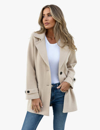 Damenjacke Lang Herbst Winter Herbstkollektion