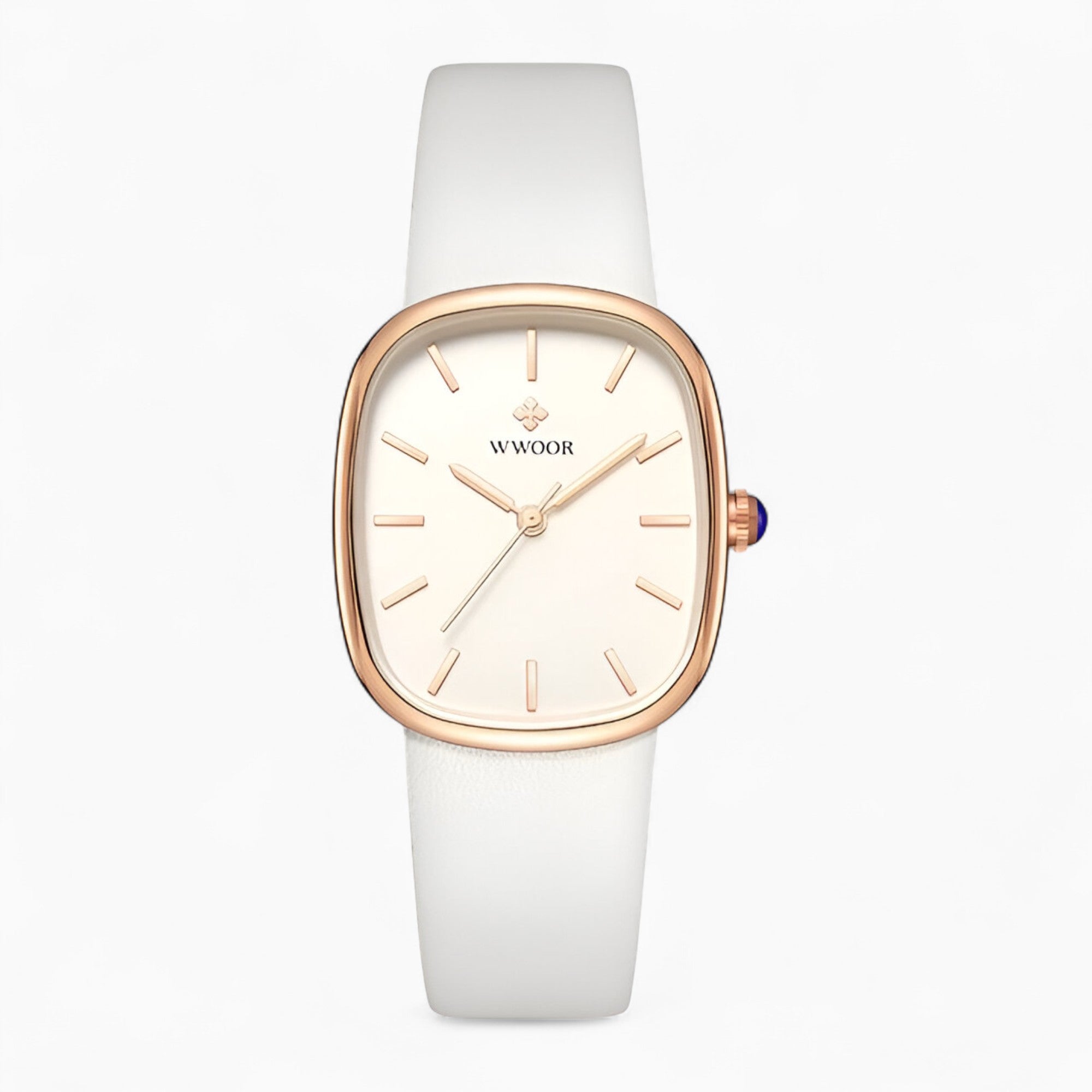 other : Mary | Montre Femme Cuir Élégante Quartz in Blanc van Seroa