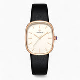 other : Mary | Montre Femme Cuir Élégante Quartz in Noir van Seroa