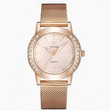 other : Isabel | Montre Femme Luxe Acier Inoxydable in Rose van Seroa