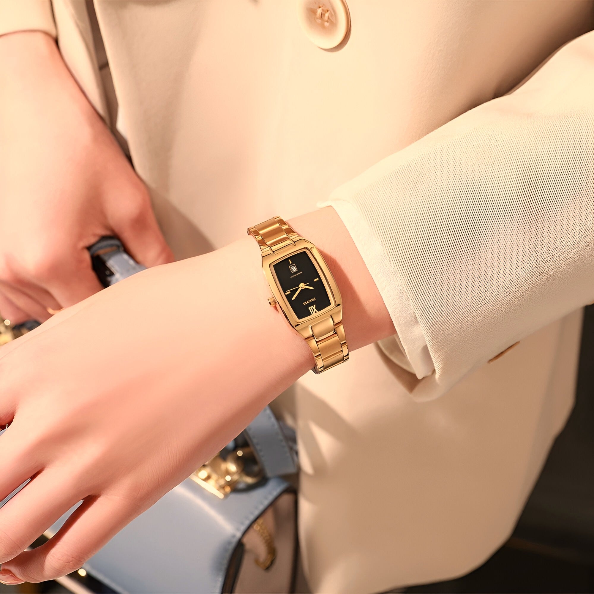 other : Corinne | Montre Femme Luxe Acier Inoxydable Élégante in van Seroa