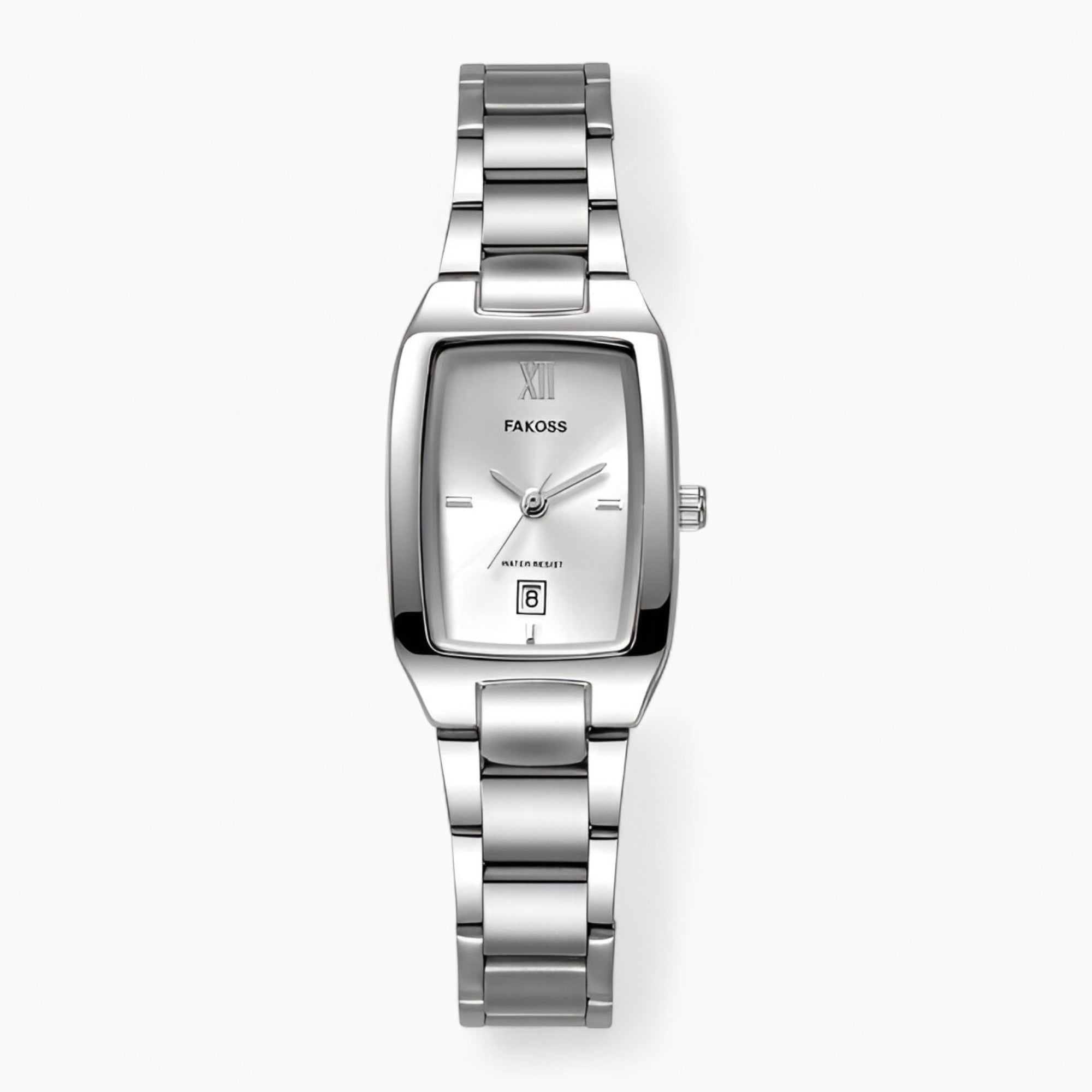 other : Corinne | Montre Femme Luxe Acier Inoxydable Élégante in Blanc argenté van Seroa