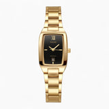other : Corinne | Montre Femme Luxe Acier Inoxydable Élégante in Noir or van Seroa