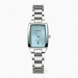 other : Corinne | Montre Femme Luxe Acier Inoxydable Élégante in Bleu argenté van Seroa