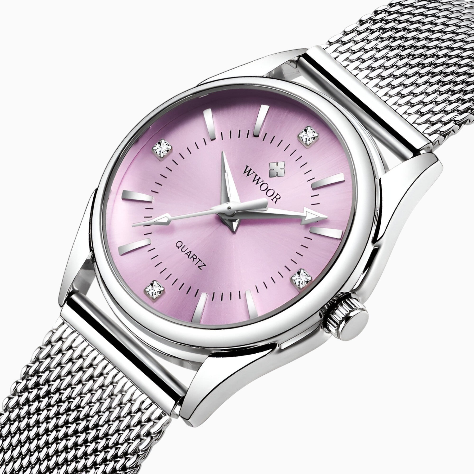 other : Alicia | Montre Femme Luxe Acier Inoxydable in Rose van Seroa