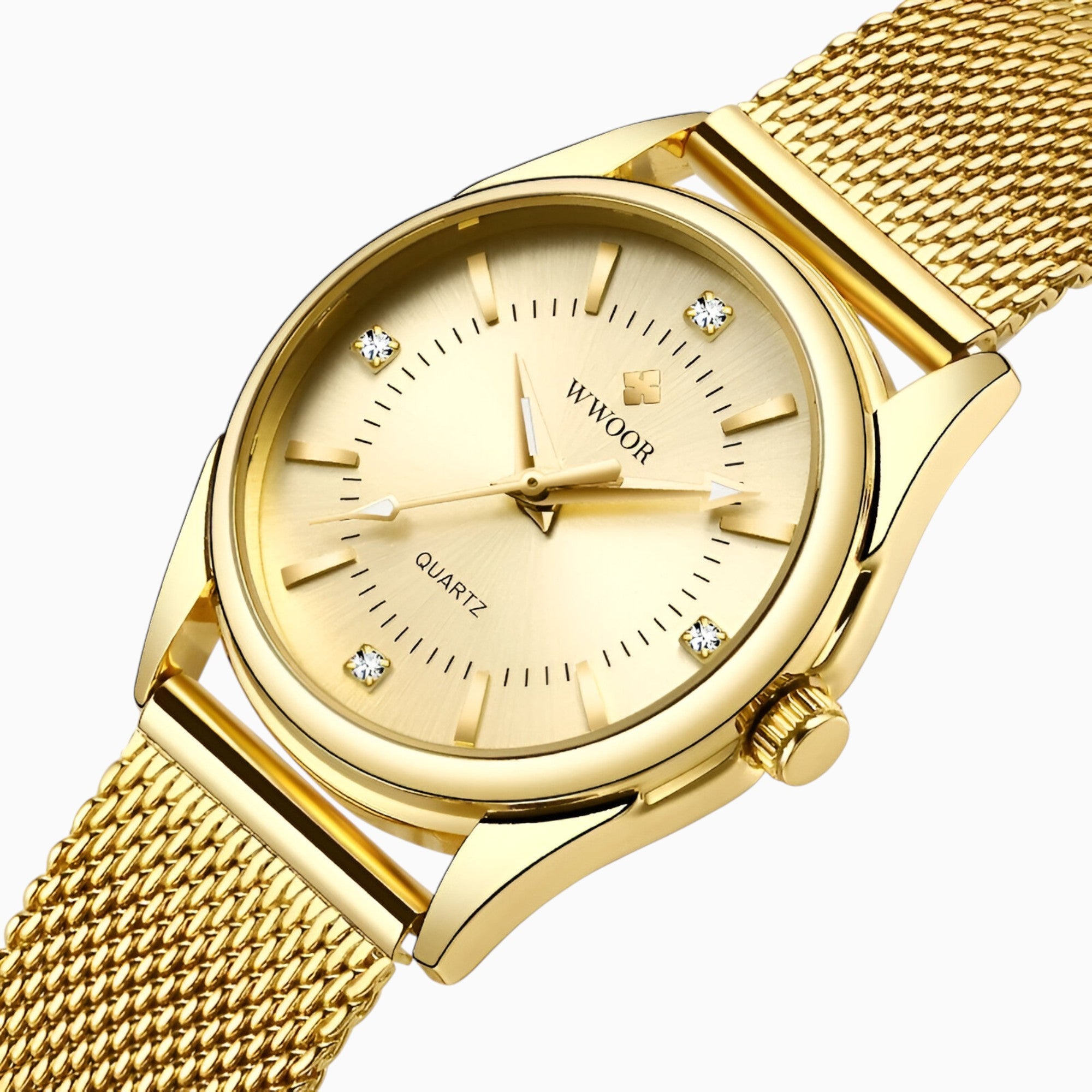 other : Alicia | Montre Femme Luxe Acier Inoxydable in Or van Seroa