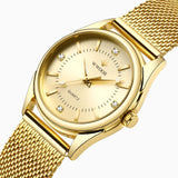other : Alicia | Montre Femme Luxe Acier Inoxydable in Or van Seroa