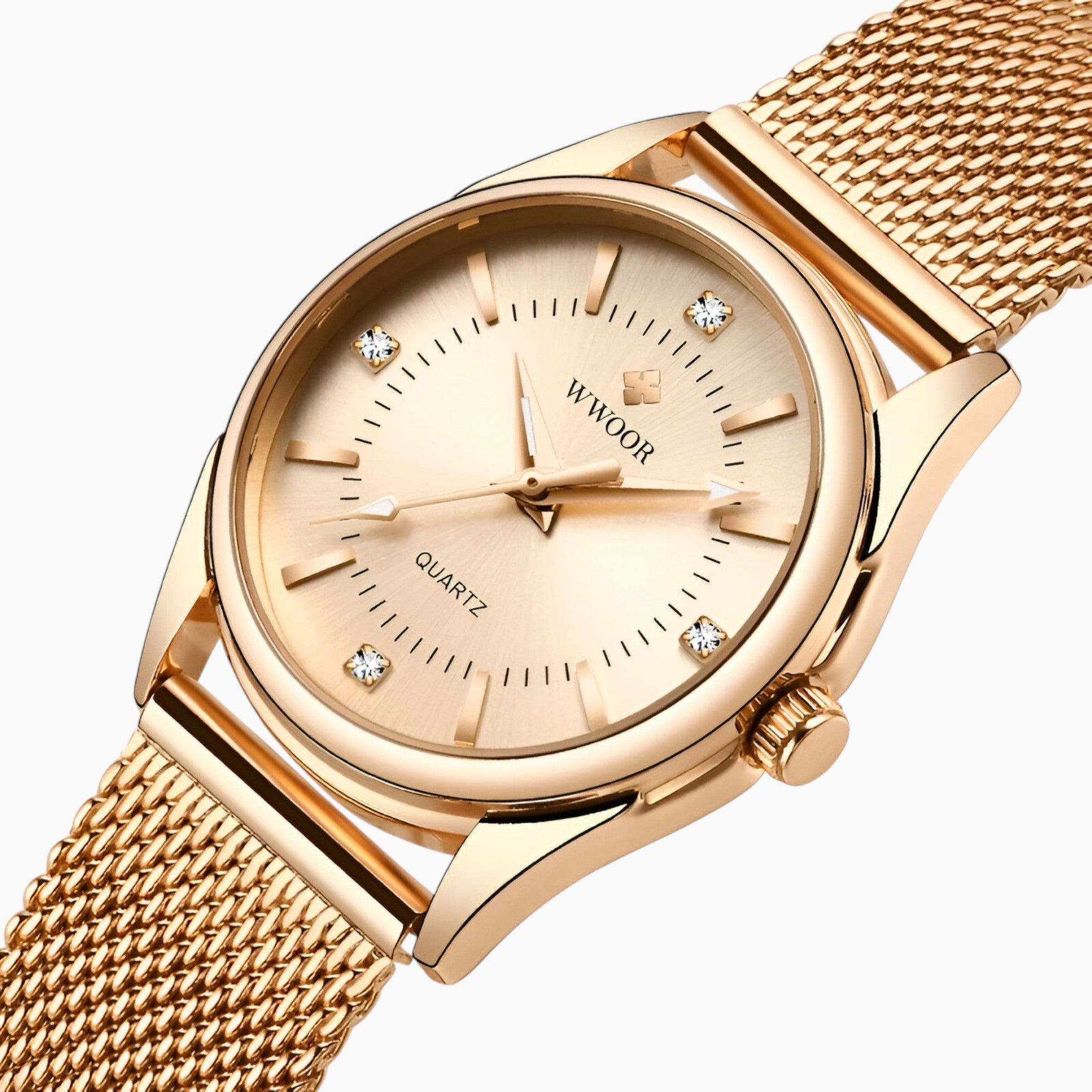 other : Alicia | Montre Femme Luxe Acier Inoxydable in Or rose van Seroa