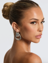 other : Lorelei | Boucles d'oreilles pendantes femme or en acier titane in van Seroa