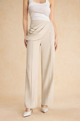 skirts : Deborah | Pantalon Femme Asymétrique en Polyester in van Seroa