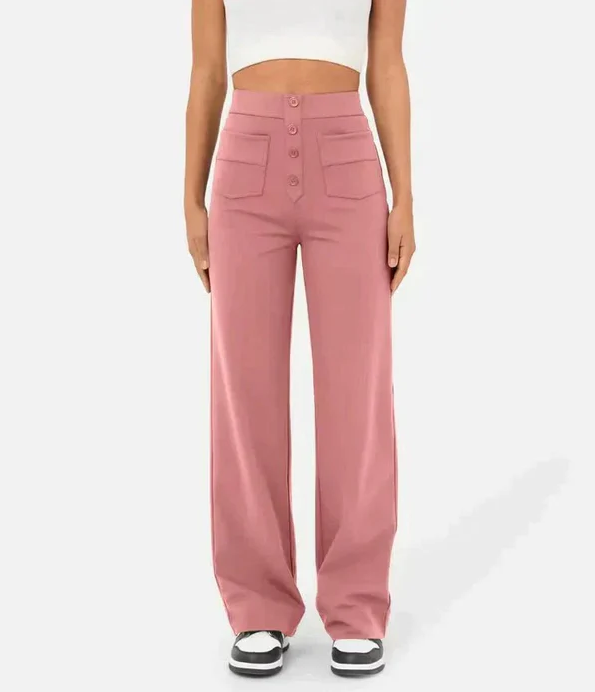 Pantalon Femme Élastique Taille Haute 10