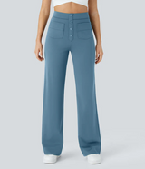 Pantalon Femme Élastique Taille Haute 13