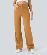 Pantalon Femme Élastique Taille Haute 14