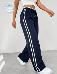 Pantalon Femme Large Style Décontracté Jambes Larges