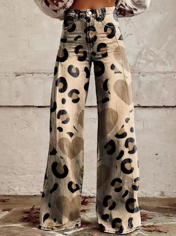 Pantalon Femme Vintage Bohème Décontracté 0