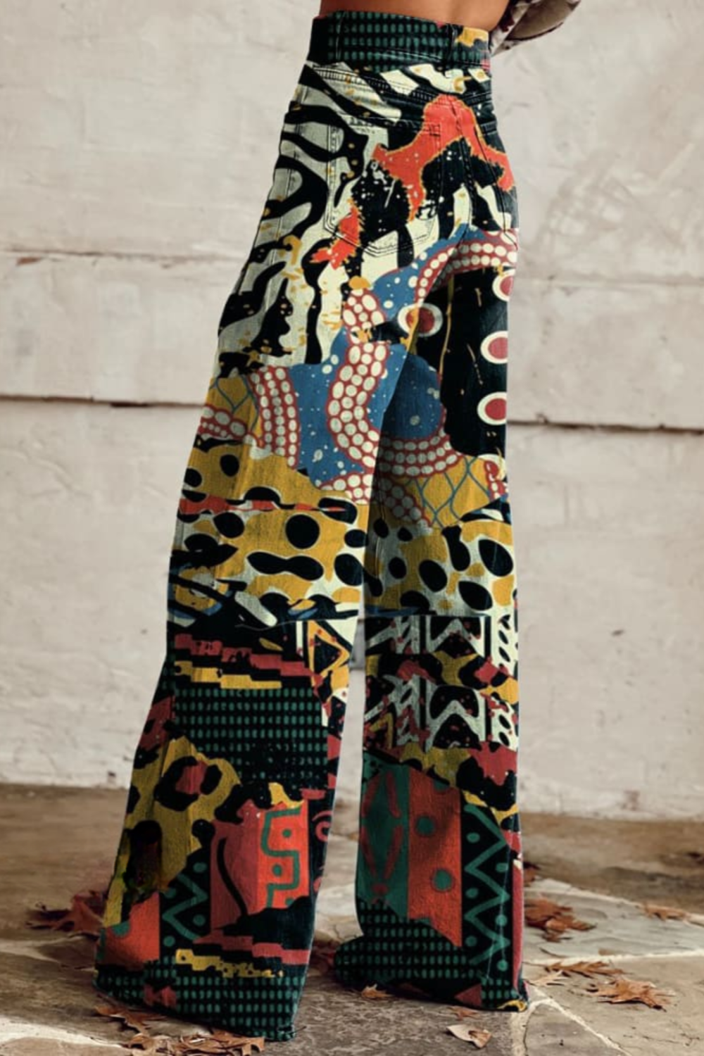 Pantalon Femme Vintage Bohème Style Unique 1