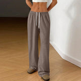 skirts : Alma | Pantalon Large Femme en Coton Élégant in Marron clair van Seroa