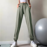 other : Amanda | Pantalon de Sport Élastique Femme in Vert van Seroa