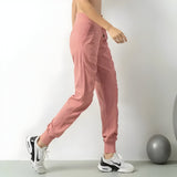 other : Ellen | Pantalon de Sport Femme Léger en Polyester in Rose van Seroa