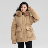 Parka Femme Élégante en Fourrure 1