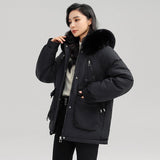 Parka Femme Élégante en Fourrure 5