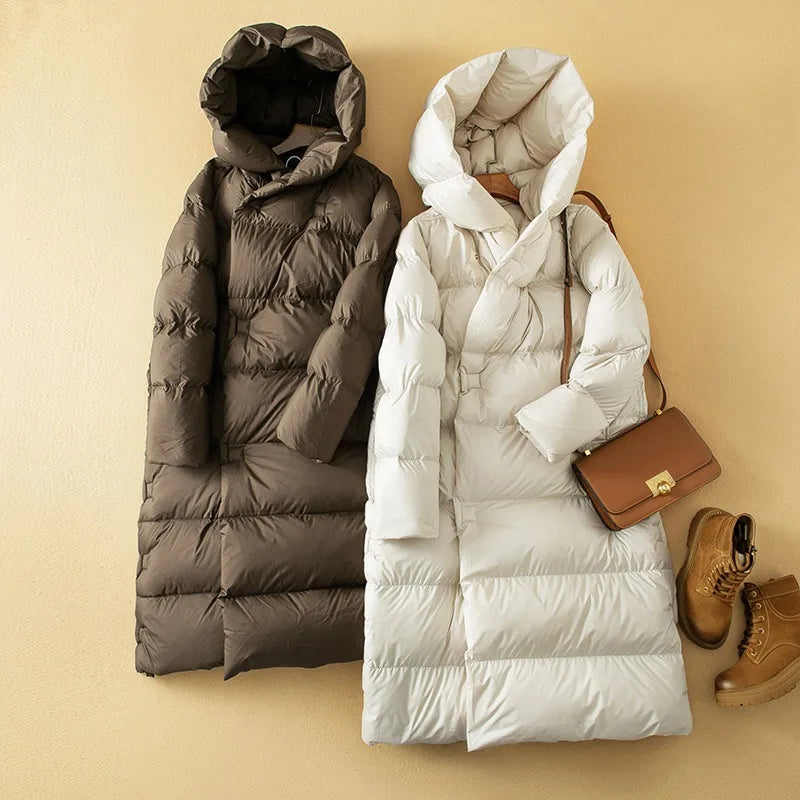 Parka Femme Hiver Chaude avec Capuche 6
