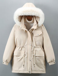 Parka Femme Hiver Chaud Fourrure Autumn Collection