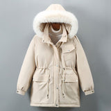 Parka Femme Hiver Élégante Chaude 0