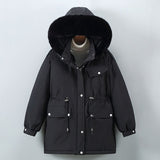 Parka Femme Hiver Élégante Chaude 3
