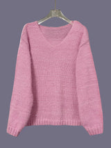 Pull Ample Femme Encolure V 2