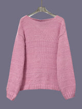 Pull Ample Femme Encolure V 3