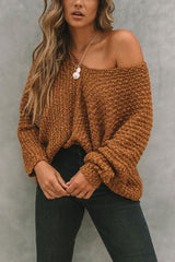 Pull Élégant à Épaules Dénudées Femme 4