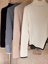 Pull Femme Asymétrique Chic Moderne 6