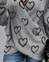 Pull Femme Chic Dentelle Col en V 3