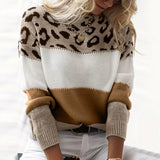 Pull Femme Chic Léopard Confortable 3