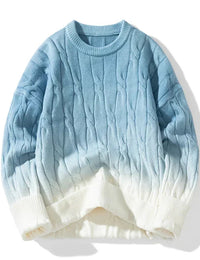 Damenpullover grob gestrickt mit Farbverlauf Herbstkollektion