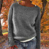 Pull Femme Classique Beige Élégant et Confortable 2