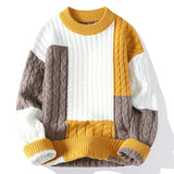 Pull Femme Color Block Élégant Casual 0