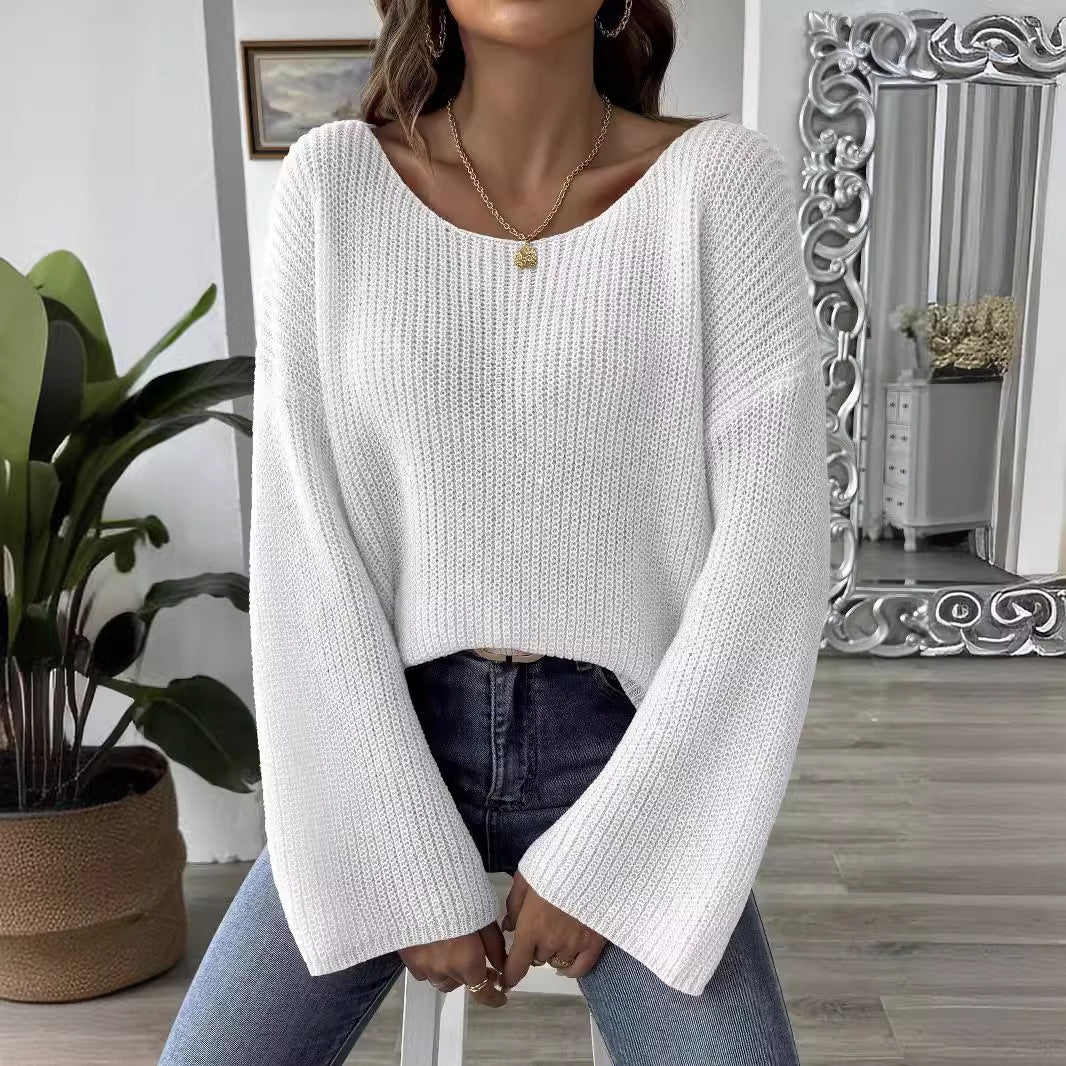Pull Femme Confortable Encolure Large 3