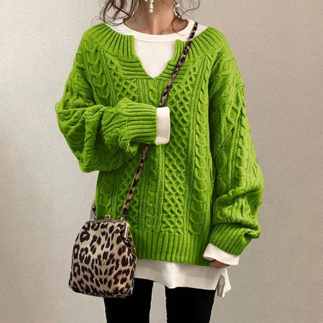Pull Femme Confortable Tricoté Moderne 5
