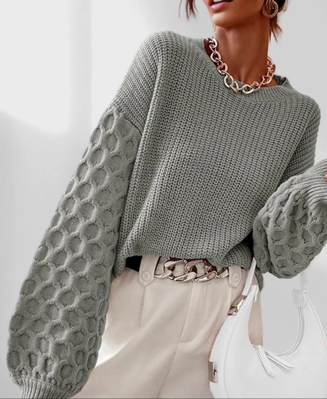 Pull Femme Confortable d'Automne Stylish 1