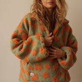 Pull Femme Confortable en Sherpa Bohème 4