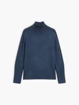 Pull Femme Côtelé Col Montant Épais 1