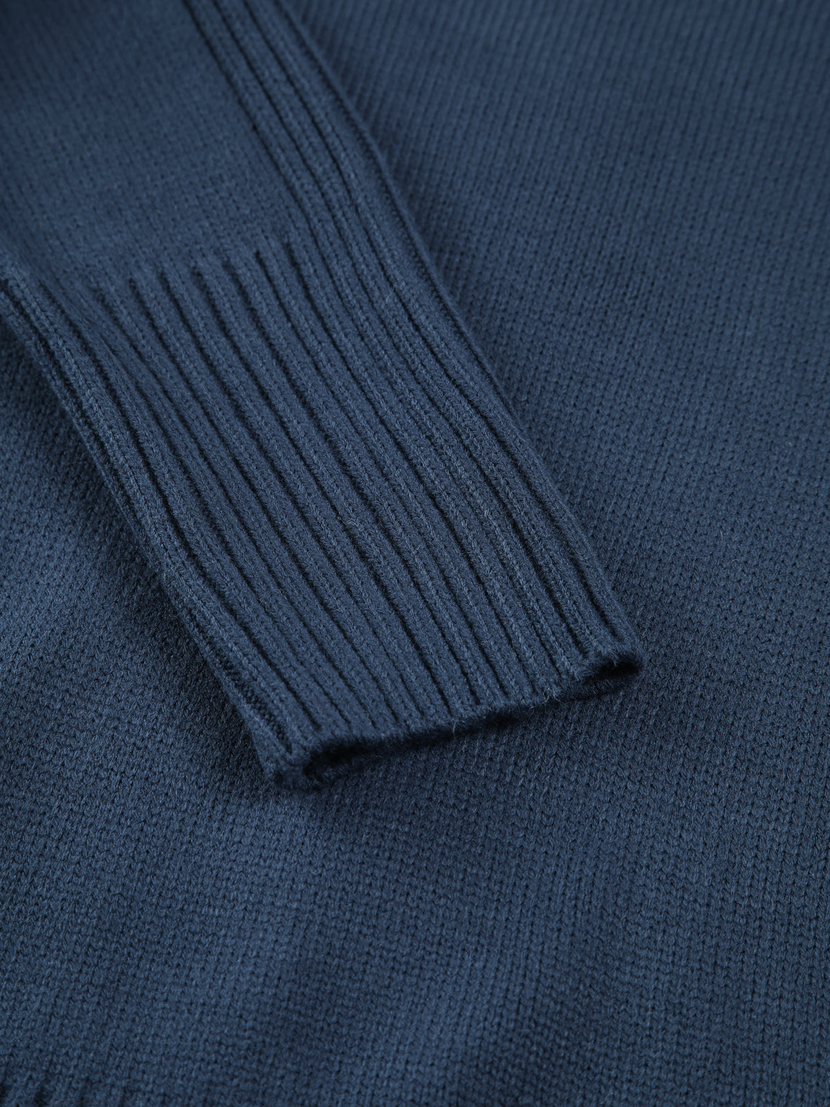Pull Femme Côtelé Col Montant Épais 4