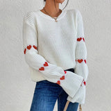 Pull Femme Décontracté à Col Rond 1