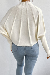 Pull Femme Décontracté à Demi-Col Roulé 3