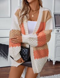 Pull Femme Décontracté à Manches Amples Cardigan