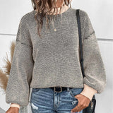 Pull Femme Délavé Chic en Laine 1