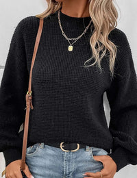 Ausgewaschener Damenpullover aus Wolle, Winteraccessoire, feminine Mode
