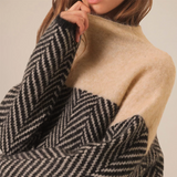 Pull Femme Doux à Col Roulé Élégant 0